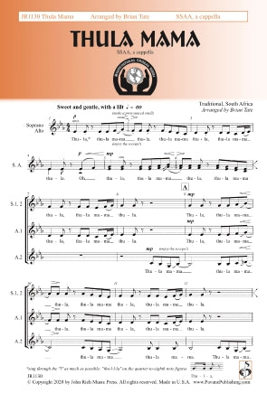 Thula Mama Sheet Music Preview