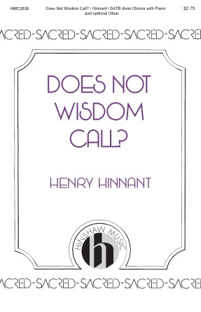 Does Not Wisdom Call? Sheet Music Preview