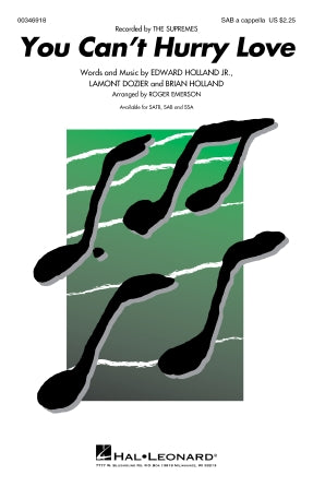 You Can't Hurry Love (arr. Roger Emerson) Sheet Music Preview