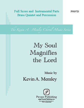 My Soul Magnifies the Lord (Brass Quintet and Percussion) - Organ Sheet Music Preview