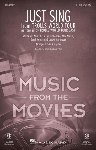 Just Sing (from Trolls World Tour) (arr. Mark Brymer) Sheet Music Preview