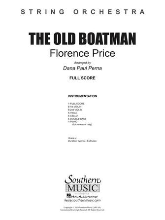 The Old Boatman Sheet Music Preview