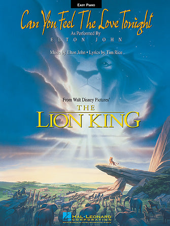 Can You Feel The Love Tonight (from The Lion King) Sheet Music Preview