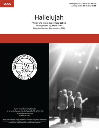 Hallelujah (arr. Adam Scott) Sheet Music Preview