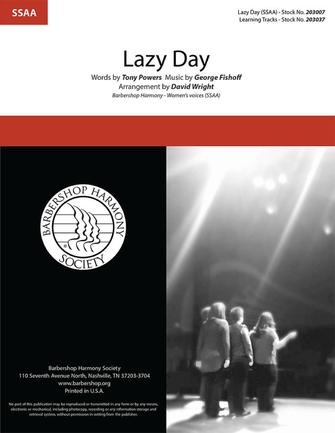 Lazy Day (arr. David Wright) Sheet Music Preview