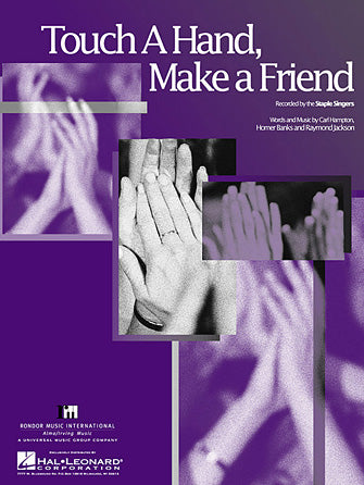 Touch A Hand, Make A Friend Sheet Music Preview