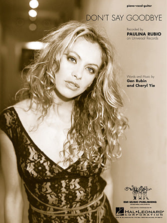 Don't Say Goodbye Sheet Music Preview