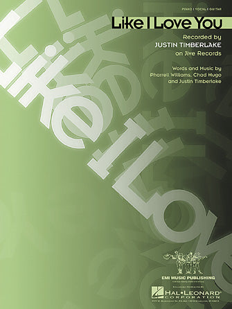 Like I Love You Sheet Music Preview