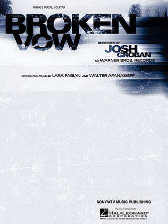 Broken Vow Sheet Music Preview