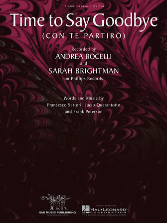 Time To Say Goodbye (Con Te Partirò) Sheet Music Preview