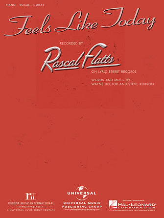Feels Like Today Sheet Music Preview