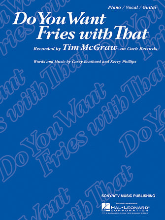 Do You Want Fries With That Sheet Music Preview