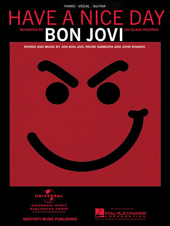 Have A Nice Day Sheet Music Preview