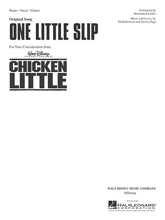 One Little Slip Sheet Music Preview