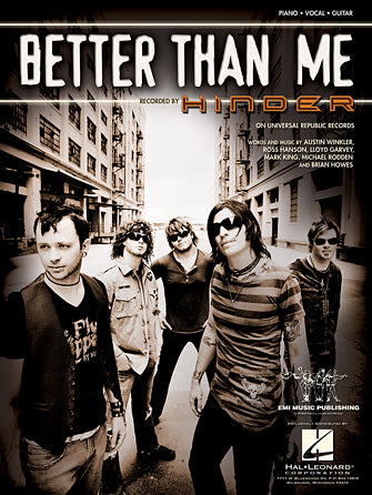 Better Than Me Sheet Music Preview