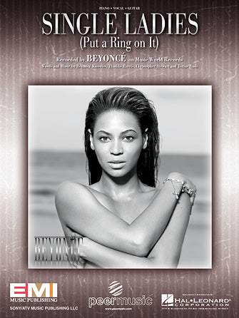 Single Ladies (Put A Ring On It) Sheet Music Preview