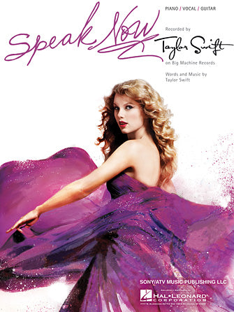 Speak Now Sheet Music Preview