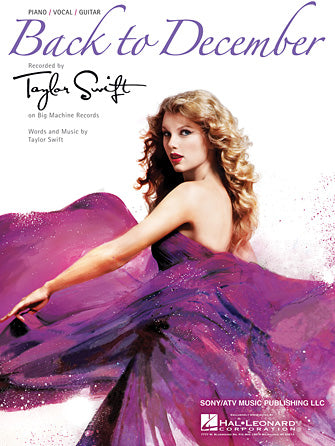 Back To December Sheet Music Preview