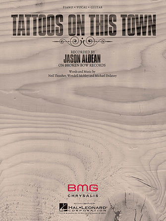 Tattoos On This Town Sheet Music Preview