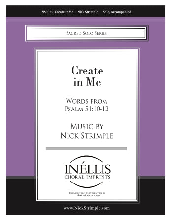 Create In Me Sheet Music Preview