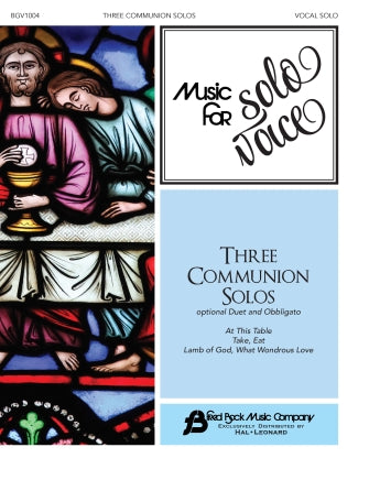 Three Communion Solos Sheet Music Preview