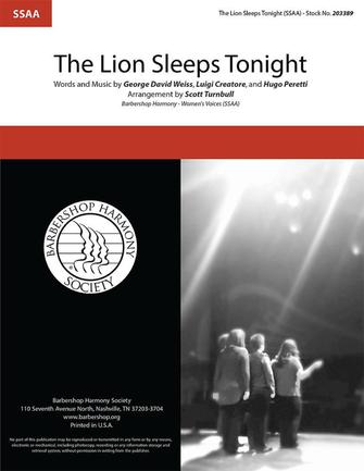 The Lion Sleeps Tonight (arr. Scott Turnbull) Sheet Music Preview