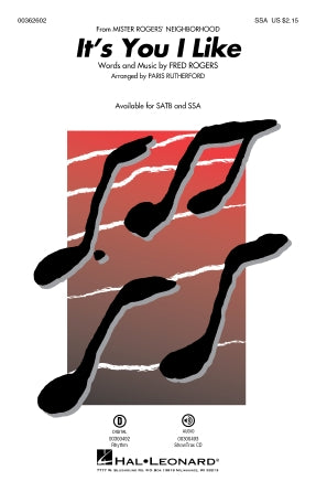 It's You I Like (from Mister Rogers' Neighborhood) (arr. Paris Rutherford) Sheet Music Preview