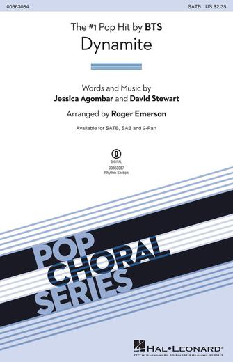 Dynamite (arr. Roger Emerson) Sheet Music Preview