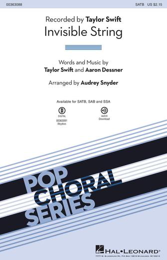 invisible string (arr. Audrey Snyder) Sheet Music Preview
