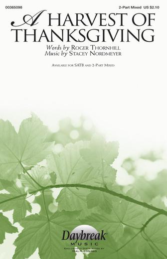 A Harvest Of Thanksgiving Sheet Music Preview