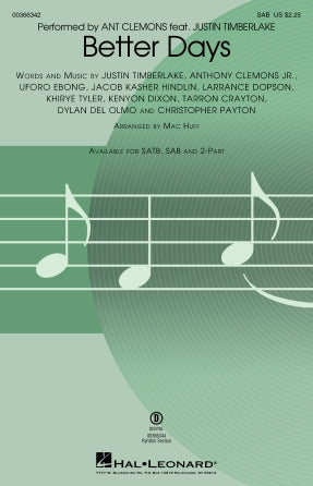 Better Days (arr. Mac Huff) Sheet Music Preview