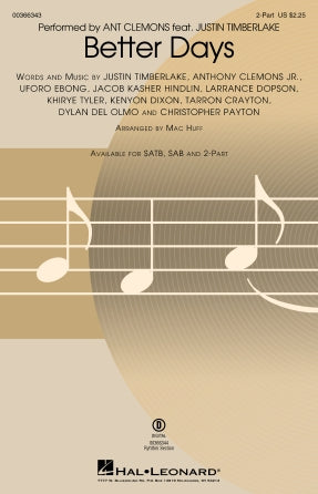 Better Days (arr. Mac Huff) Sheet Music Preview