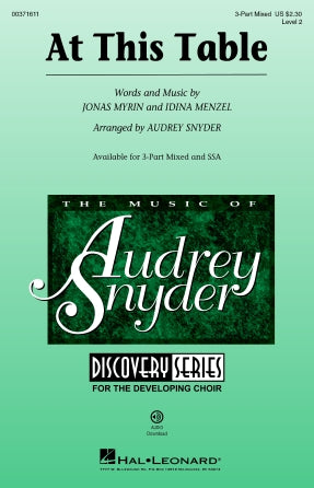 At This Table (arr. Audrey Snyder) Sheet Music Preview