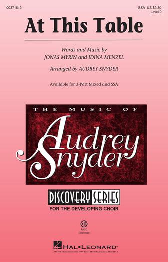 At This Table (arr. Audrey Snyder) Sheet Music Preview