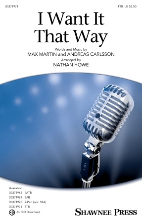 I Want It That Way (arr. Nathan Howe) Sheet Music Preview