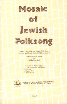 Mosaic Of Jewish Folksongs Sheet Music Preview