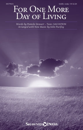 For One More Day Of Living (arr. John Purifoy) Sheet Music Preview