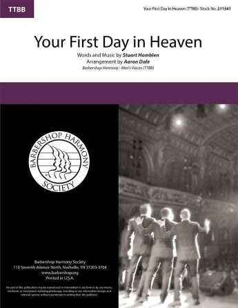 Your First Day in Heaven (arr. Aaron Dale) Sheet Music Preview