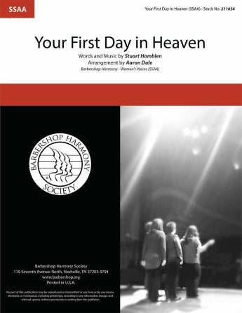 Your First Day in Heaven (arr. Aaron Dale) Sheet Music Preview