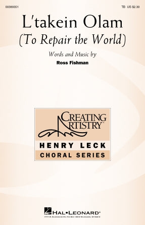 L'Takein Olam (To Repair The World) Sheet Music Preview