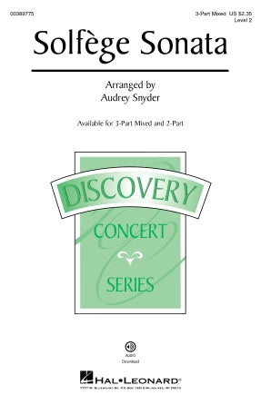 Solfege Sonata Sheet Music Preview