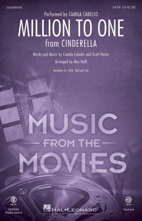 Million To One (from the Amazon Original Movie Cinderella) (arr. Mac Huff) Sheet Music Preview