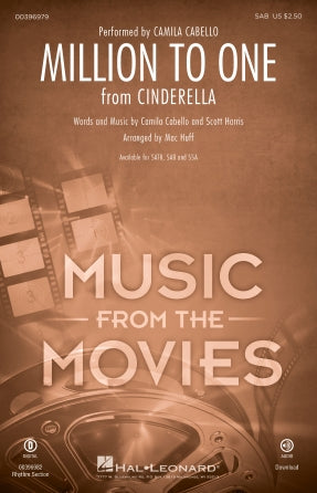 Million To One (from the Amazon Original Movie Cinderella) (arr. Mac Huff) Sheet Music Preview