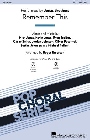 Remember This (arr. Roger Emerson) Sheet Music Preview