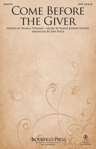 Come Before The Giver (arr. Jon Paige) Sheet Music Preview
