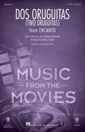 Dos/Two Oruguitas (from Encanto) (arr. Audrey Snyder) Sheet Music Preview