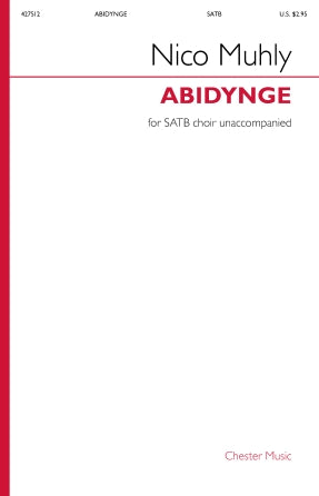 Abidynge Sheet Music Preview