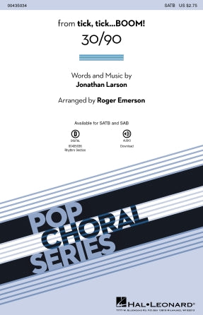 30/90 (from tick, tick... BOOM!) (arr. Roger Emerson) Sheet Music Preview