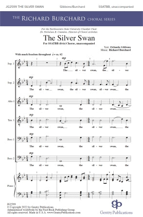 The Silver Swan Sheet Music Preview