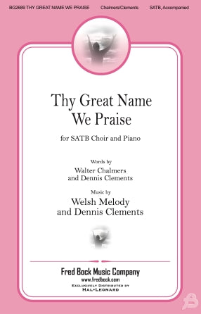 Thy Great Name We Praise Sheet Music Preview